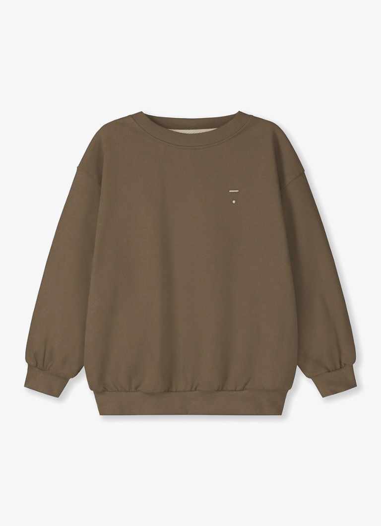 Gray Label Jongens Sweater met ronde hals in de kleur Bruin