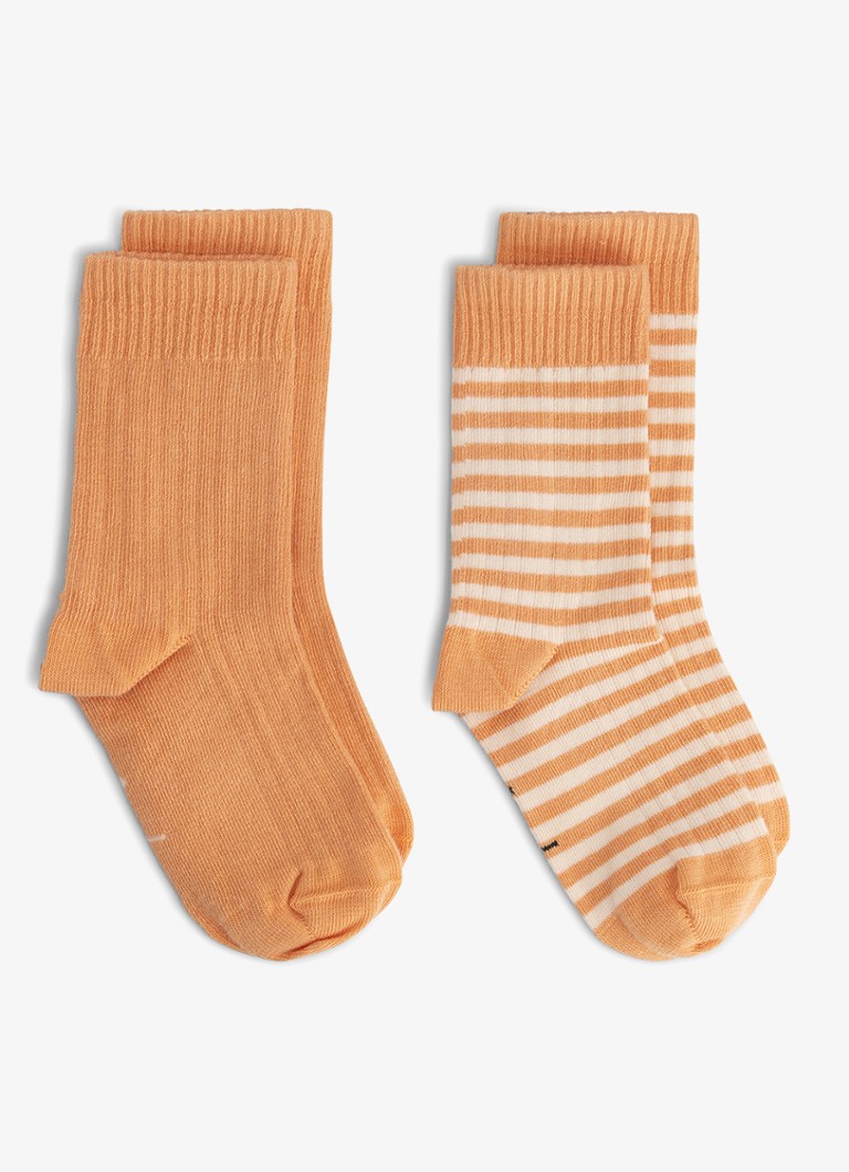Gray Label Meisjes Ribgebreide sokken in 2-pack in de kleur Multicolor