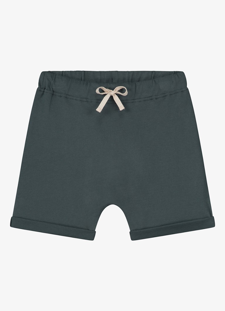Gray Label Jongens Korte joggingbroek van katoen in de kleur Blauwgrijs