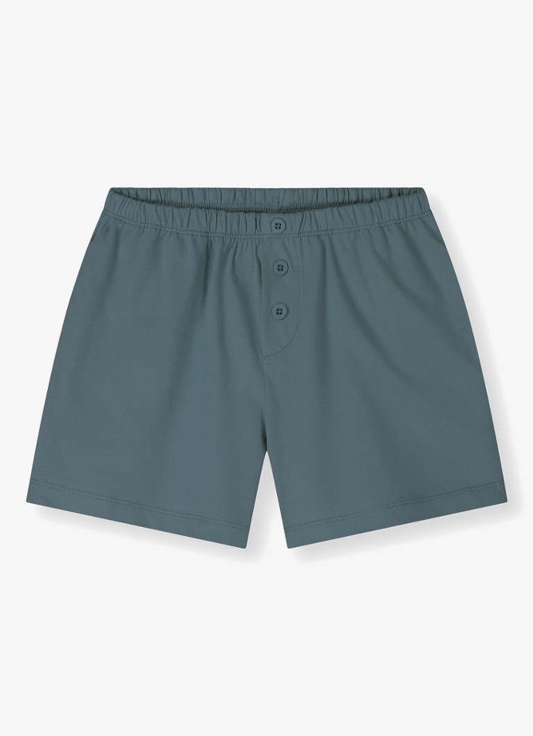 Gray Label Jongens Straight fit korte broek met steekzakken in de kleur Blauwgrijs