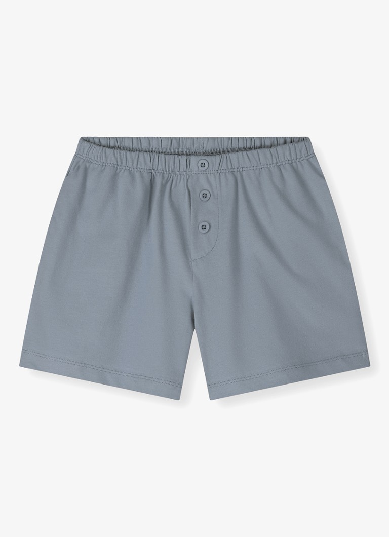 Gray Label Jongens Straight fit korte broek met steekzakken in de kleur Staalblauw