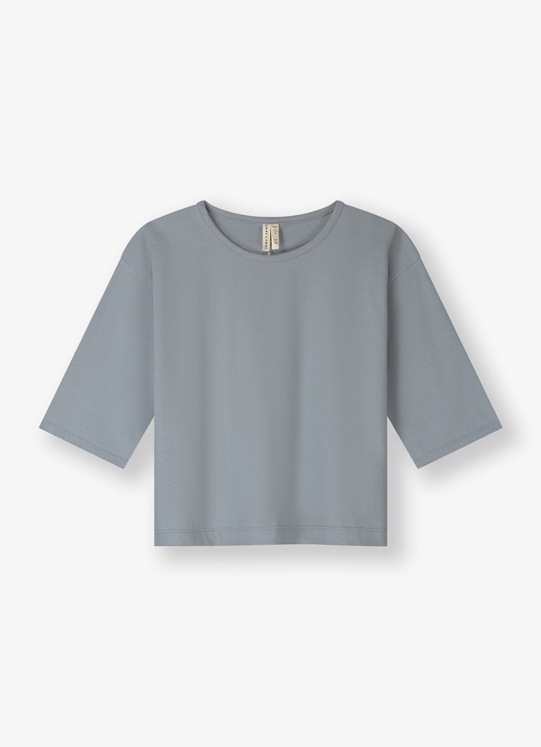 Gray Label Meisjes T-shirt met ronde hals in de kleur Grijs