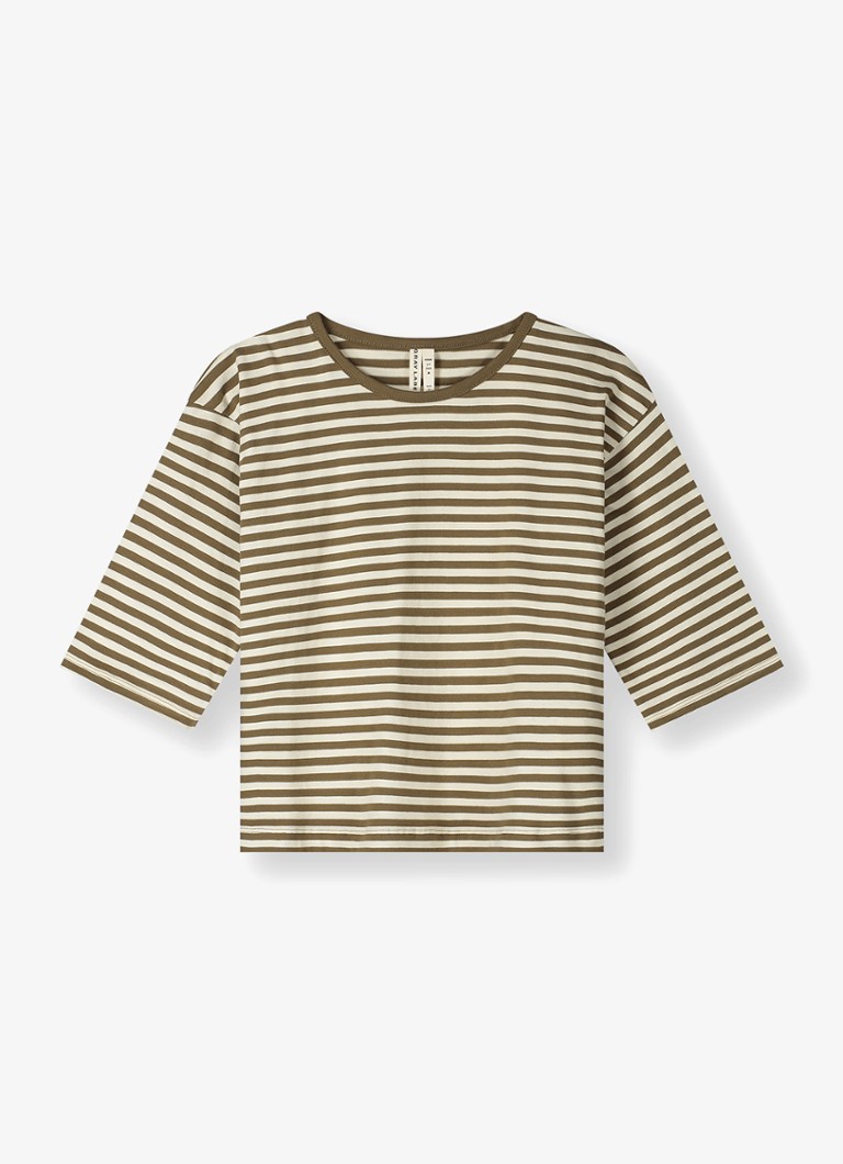 Gray Label Meisjes T-shirt met ronde hals in de kleur Zand
