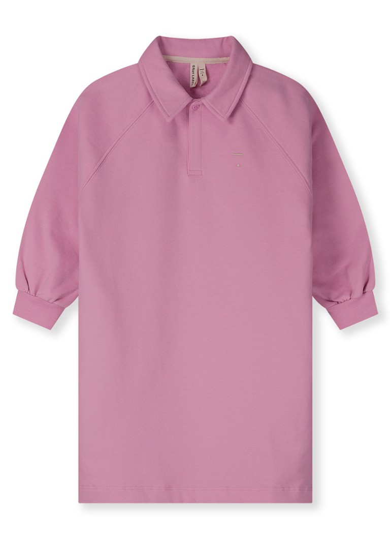Gray Label Mid polojurk in de kleur Lichtroze