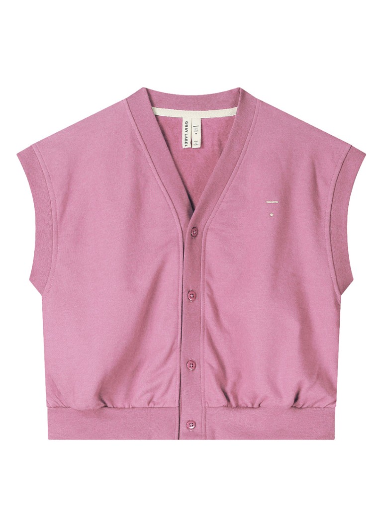 Gray Label Sweater met ronde hals in de kleur Roze