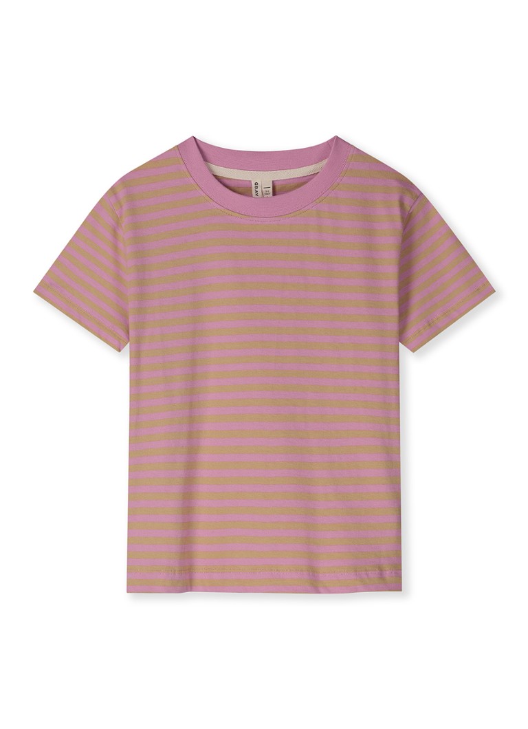 Gray Label Meisjes Oversized T-shirt met ronde hals in de kleur Lichtroze