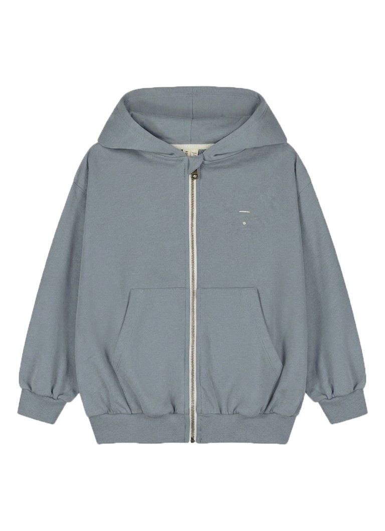 Gray Label Meisjes Sweatvest met stretch in de kleur Blauwgrijs