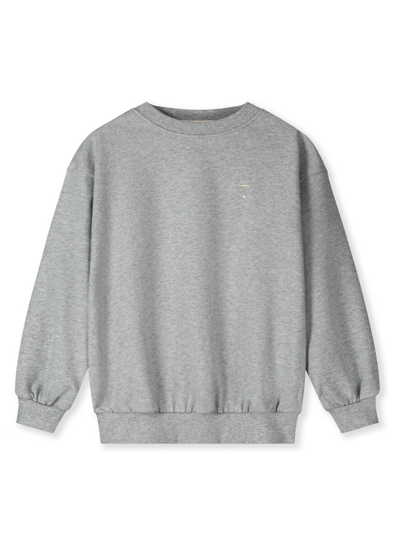 Gray Label Meisjes Sweater met ronde hals in de kleur Grijsmele
