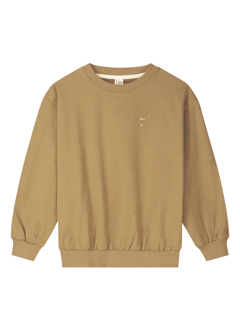 Gray Label Meisjes Sweater met ronde hals in de kleur Camel