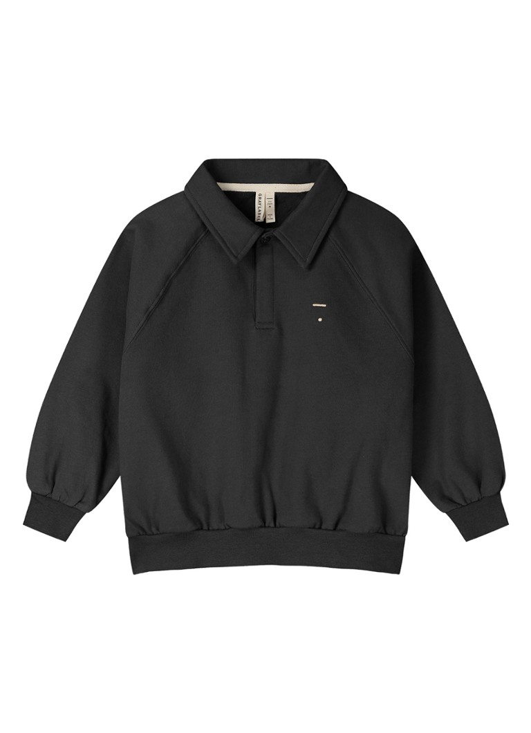 Gray Label Polo sweatshirt in de kleur Zwart