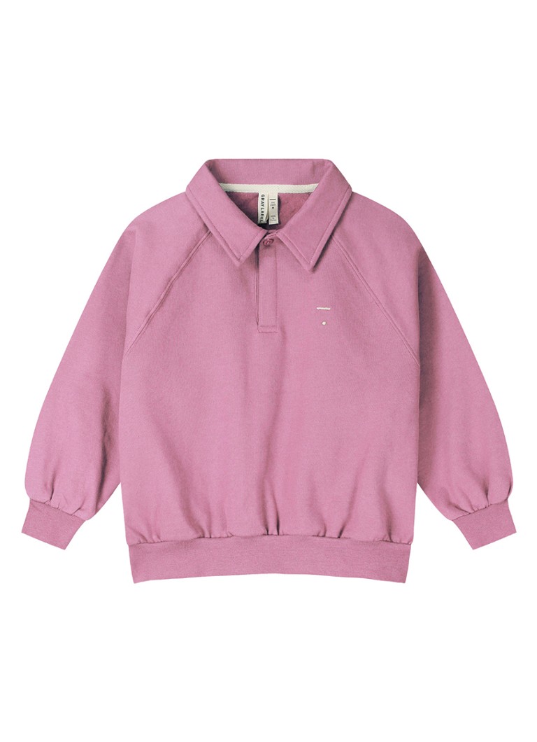Gray Label Polo sweatshirt in de kleur Roze