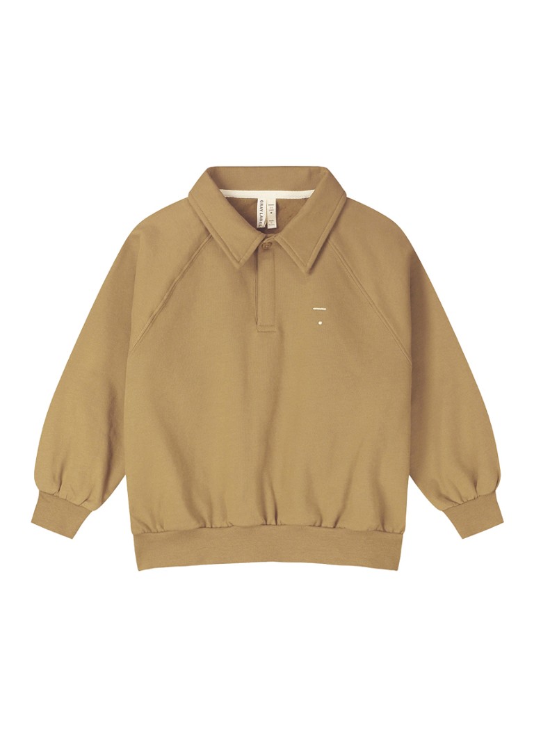 Gray Label Polo sweatshirt in de kleur Camel