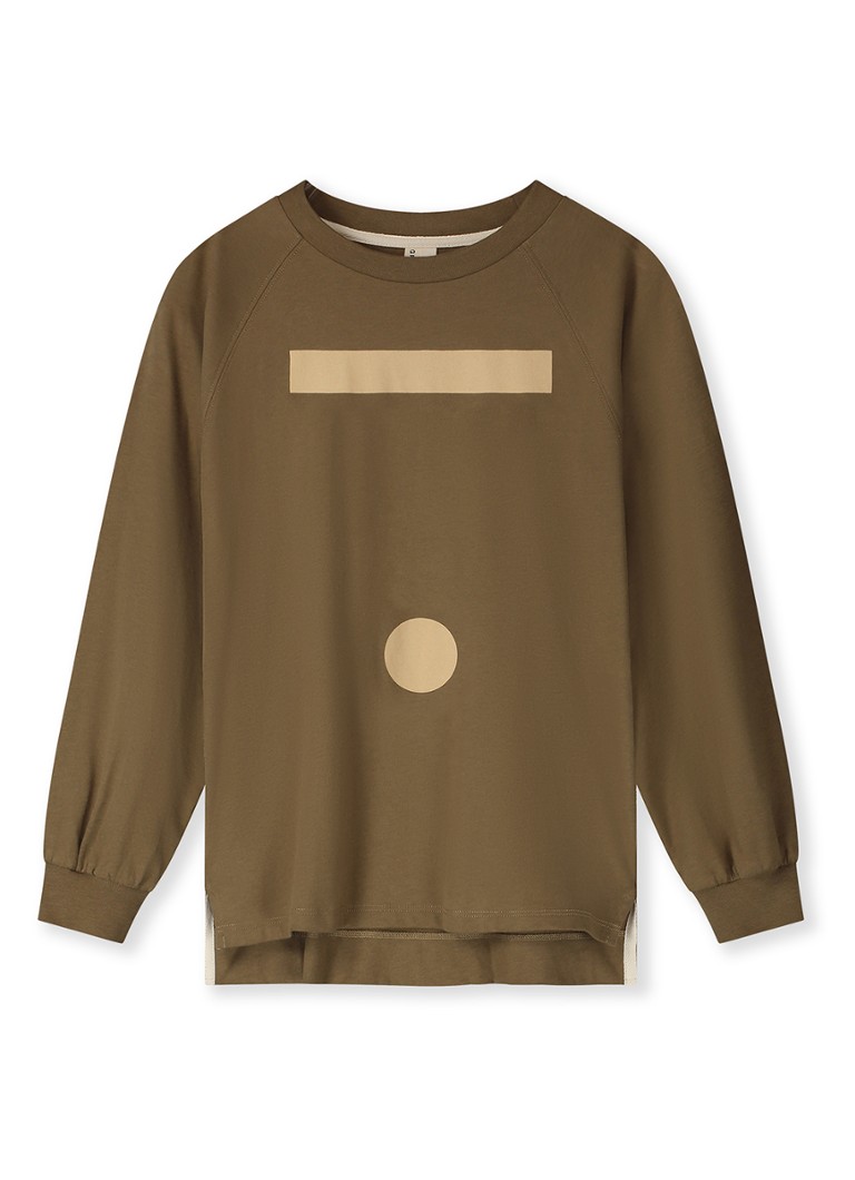 Gray Label Sweater met ronde hals in de kleur Bruin