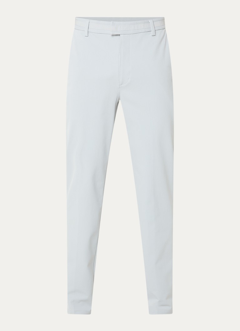 Boggi Milano Heren Straight fit pantalon met steekzakken in de kleur Lichtgrijs