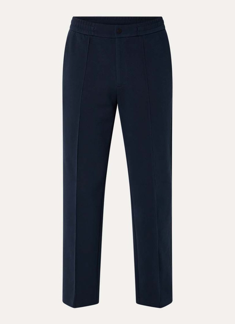 Boggi Milano Heren Slim fit chino met steekzakken in de kleur Donkerblauw