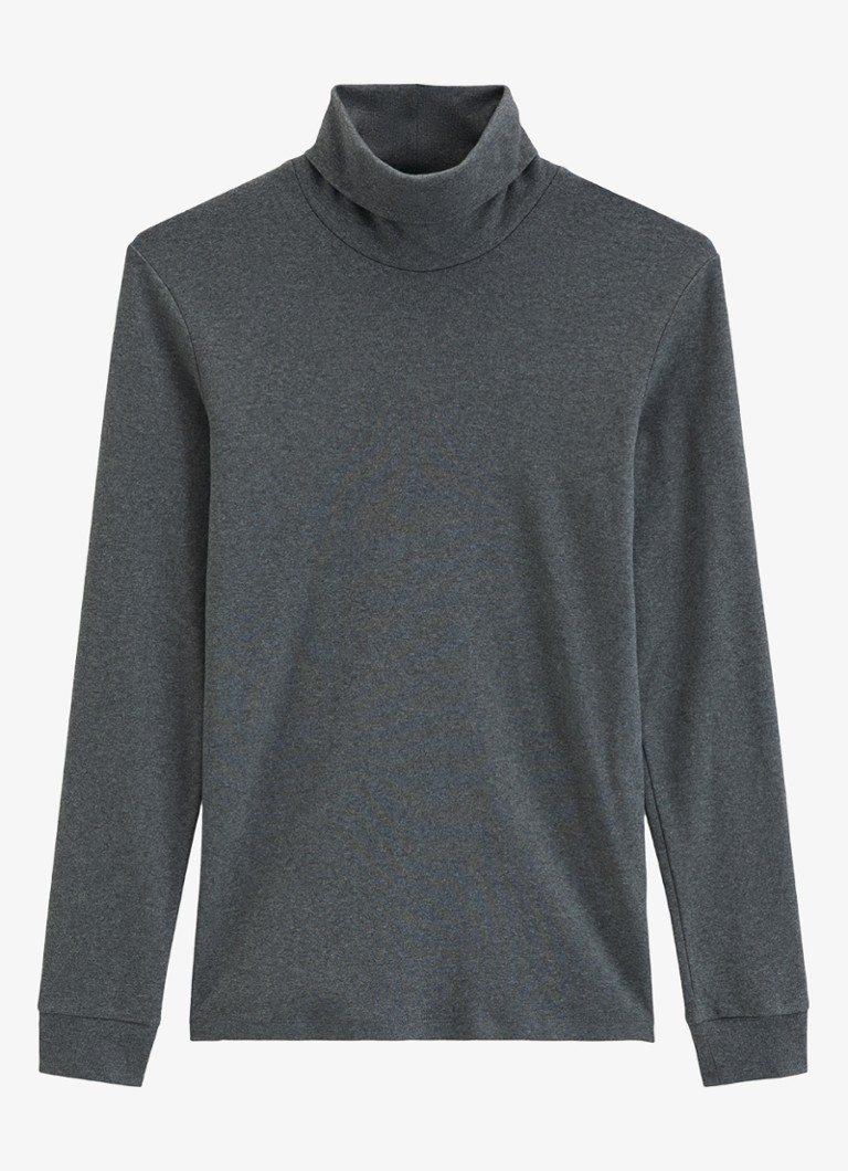Marc O'Polo Heren Trui met col in de kleur Grijs