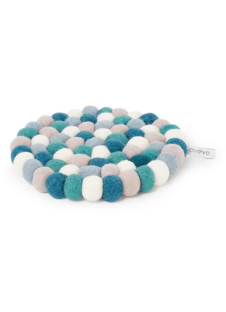 Aveva Panonderzetter van wol Multicolor - Deal