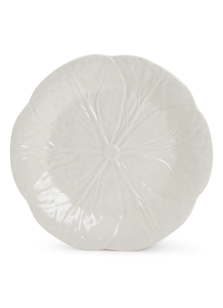 Bordallo Pinheiro Cabbage dinerbord 27 cm Wit - Deal