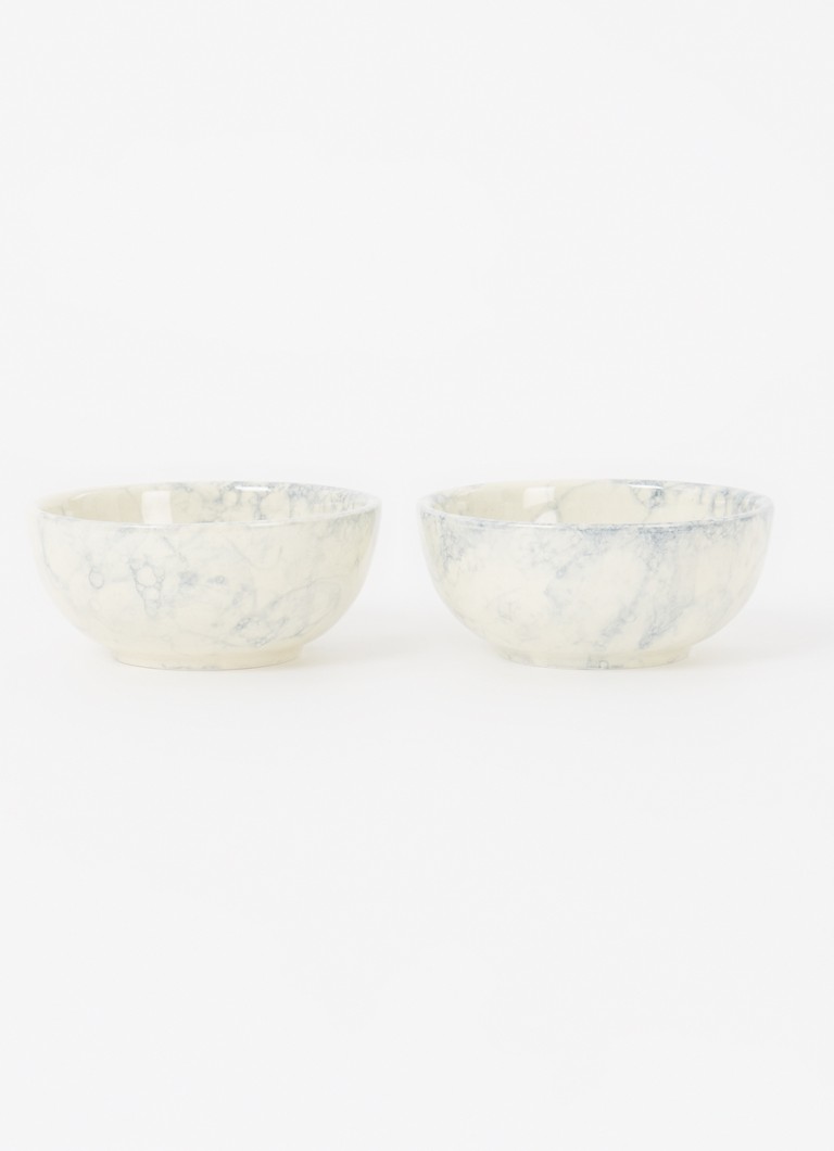 Bowls and Dishes Espuma kom 11 cm set van 2 Grijs - Deal