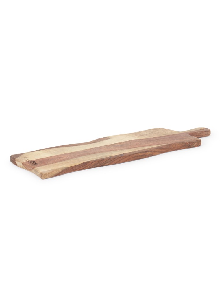 Bowls and Dishes Pure Rose Wood serveerplank met handvat 59 cm Bruin - Deal