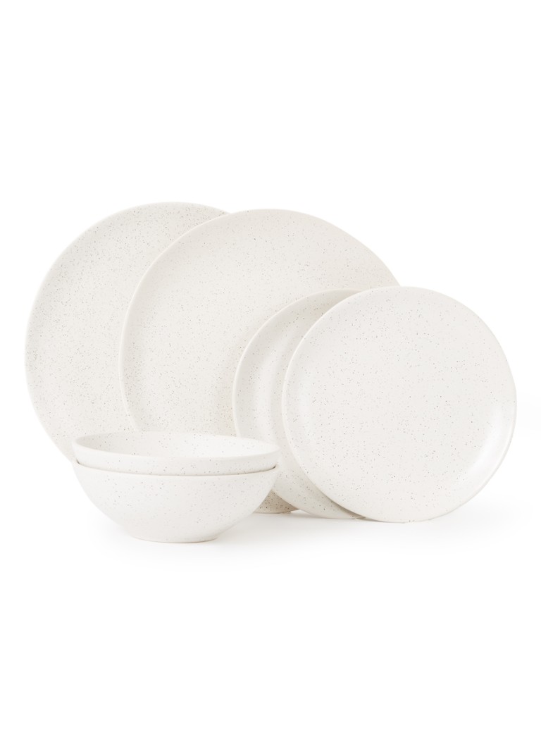 Broste Copenhagen Nordic diner serviesset 6-delig Beige - Deal