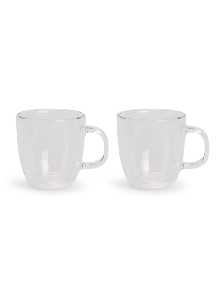 Bodum Bistro dubbelwandig koffie- en theeglas 15 cl set van 2 Transparant - Deal