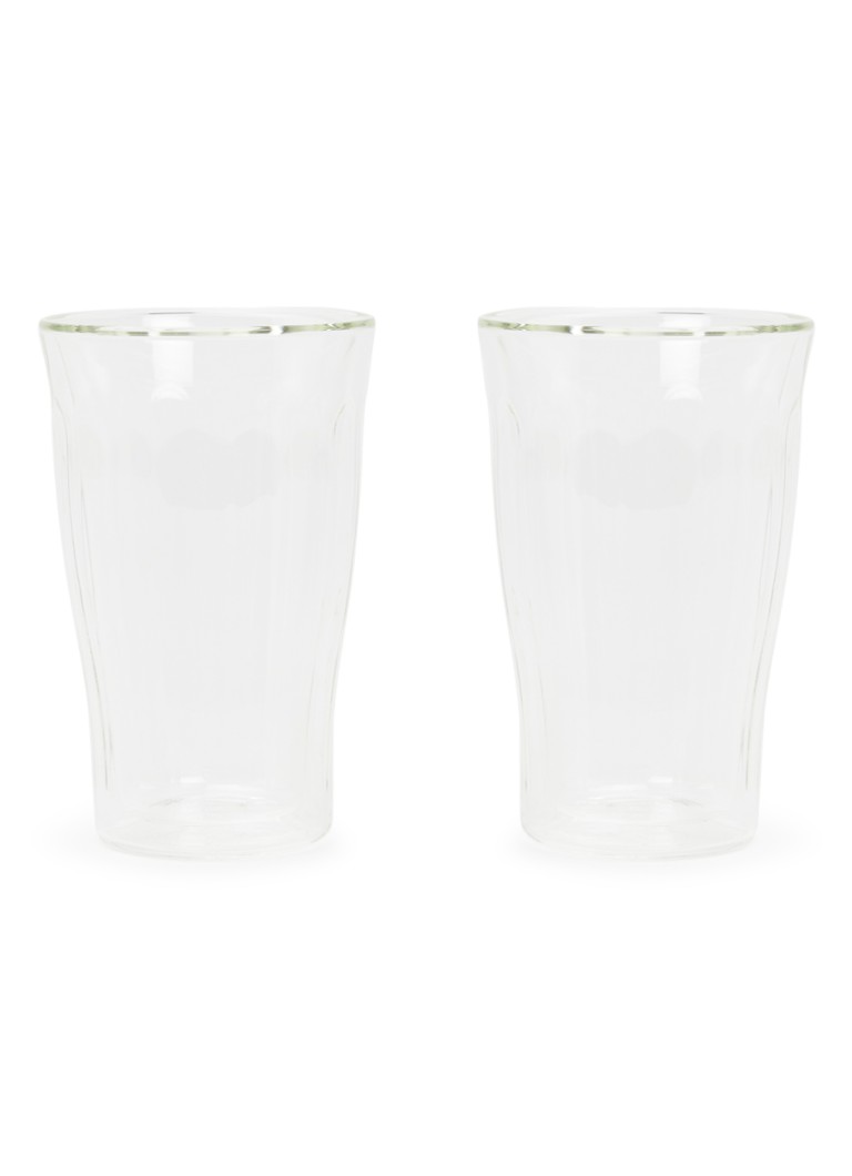 Bodum Copenhagen dubbelwandig bierglas 50 cl set van 2 Transparant - Deal