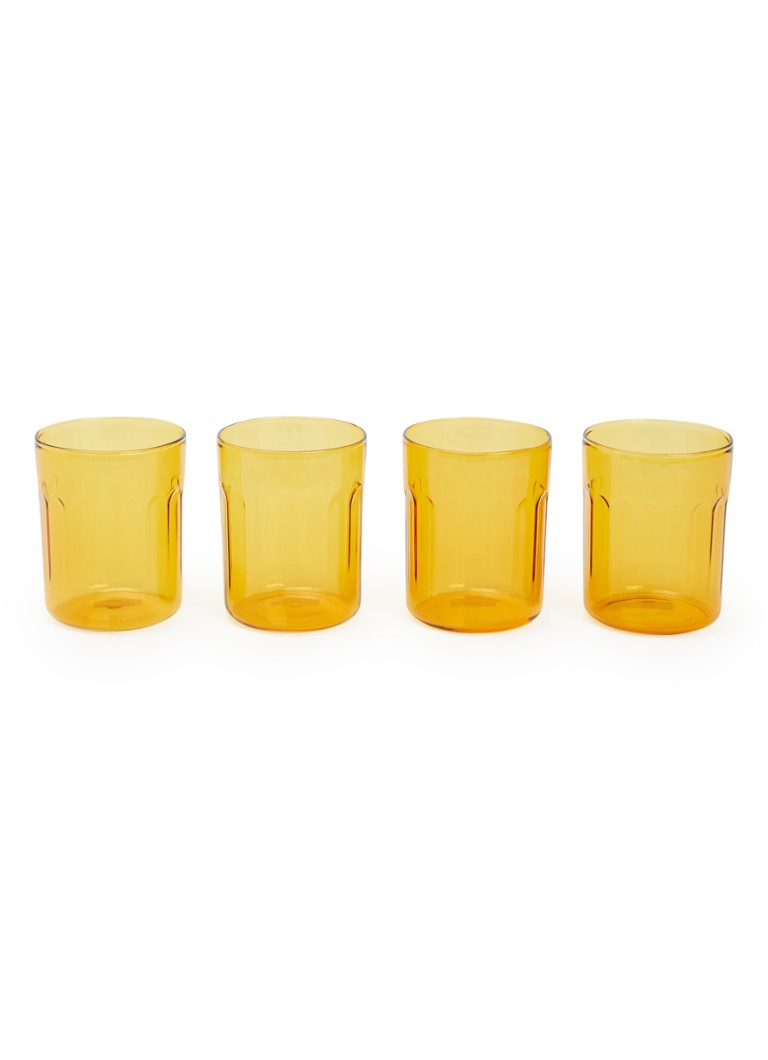 Bodum Chicago drinkglas 35 cl set van 4 Okergeel - Deal