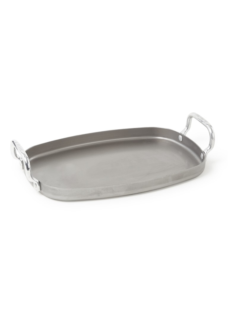 De Buyer Mineral B Plancha bakplaat 38 x 26 cm Grijs - Deal