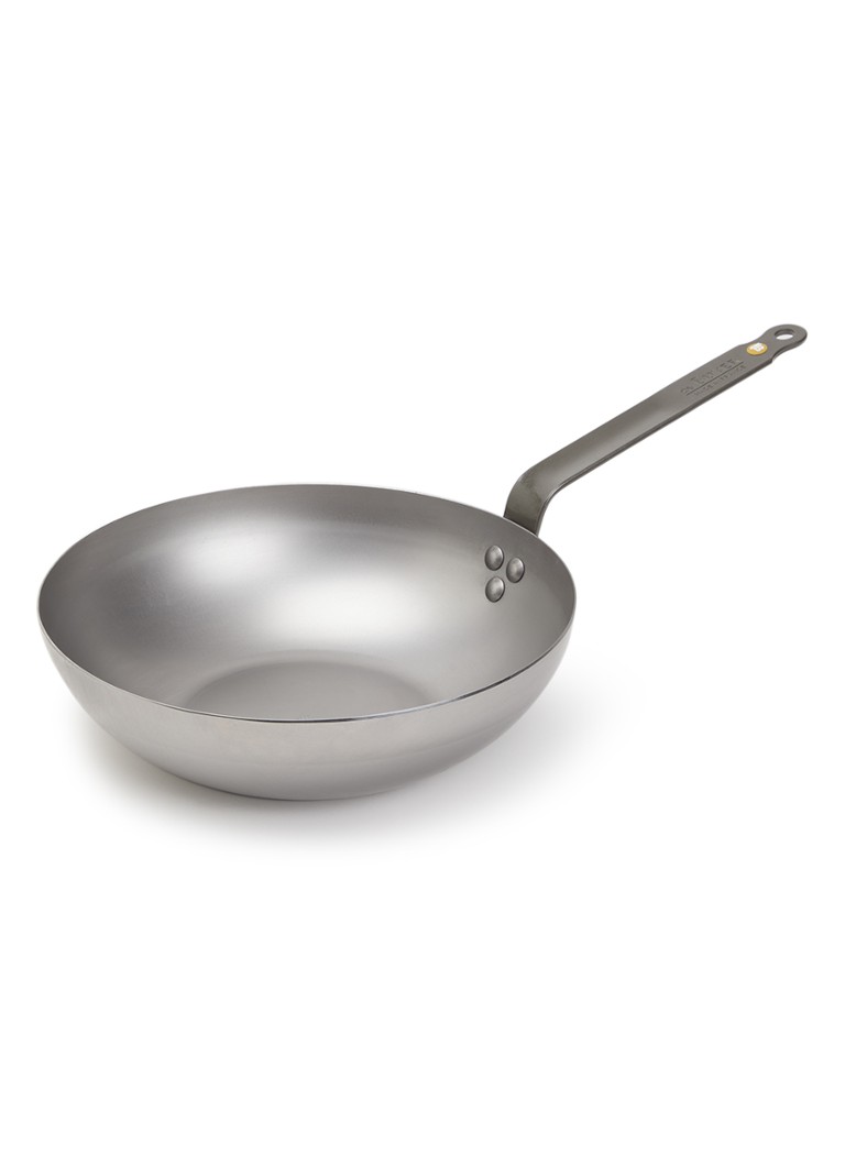 De Buyer Mineral B wokpan Ø28 cm Zilver - Deal