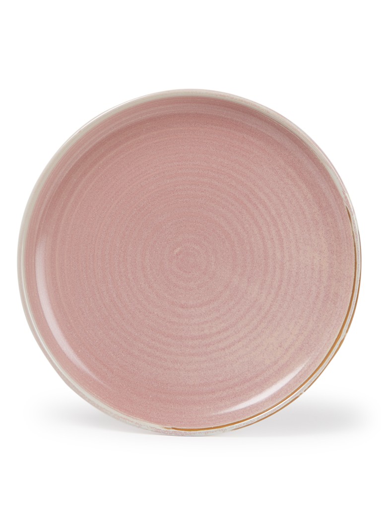 HKliving Rustic dinerbord 26,5 cm Oudroze - Deal
