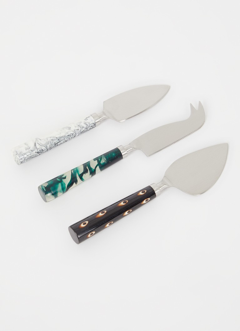 HKliving Kaasmes set van 3 in giftbox Multicolor - Deal