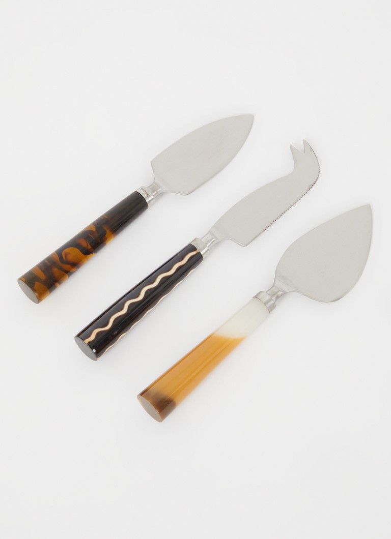 HKliving Havana kaasmes set van 3 in giftbox Multicolor - Deal