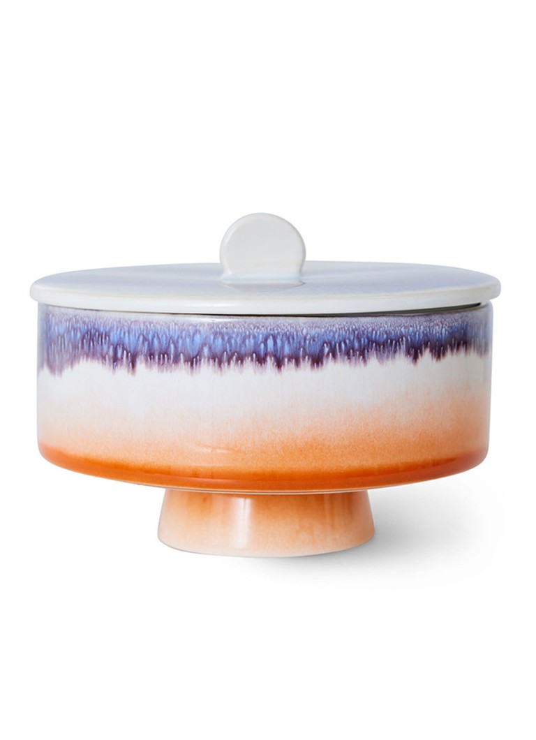 HKliving Mauve voorraadpot 14 cm Oranje - Deal
