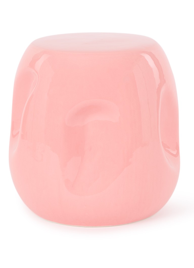 HKliving Currents bijzettafel 38 x 38 cm Koraal - Deal