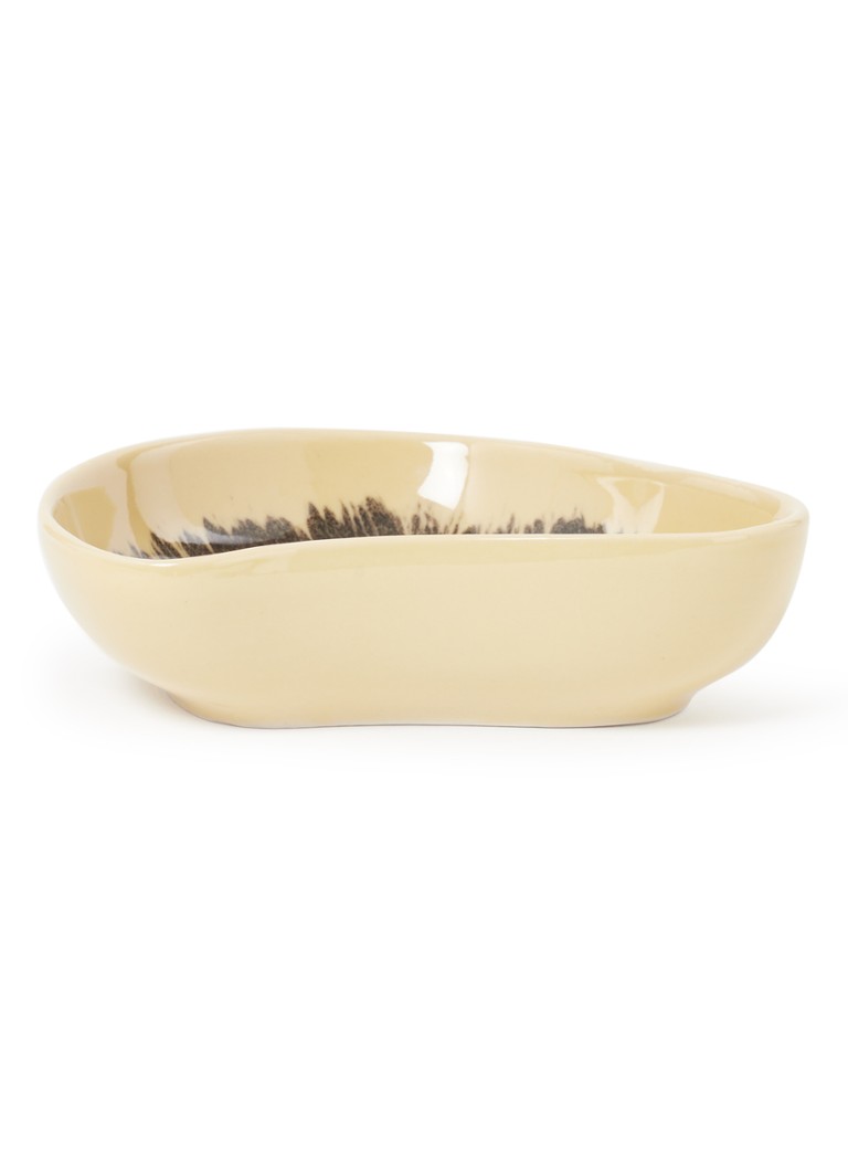 HKliving Shell serveerschaal 15,7 cm Vanillegeel - Deal