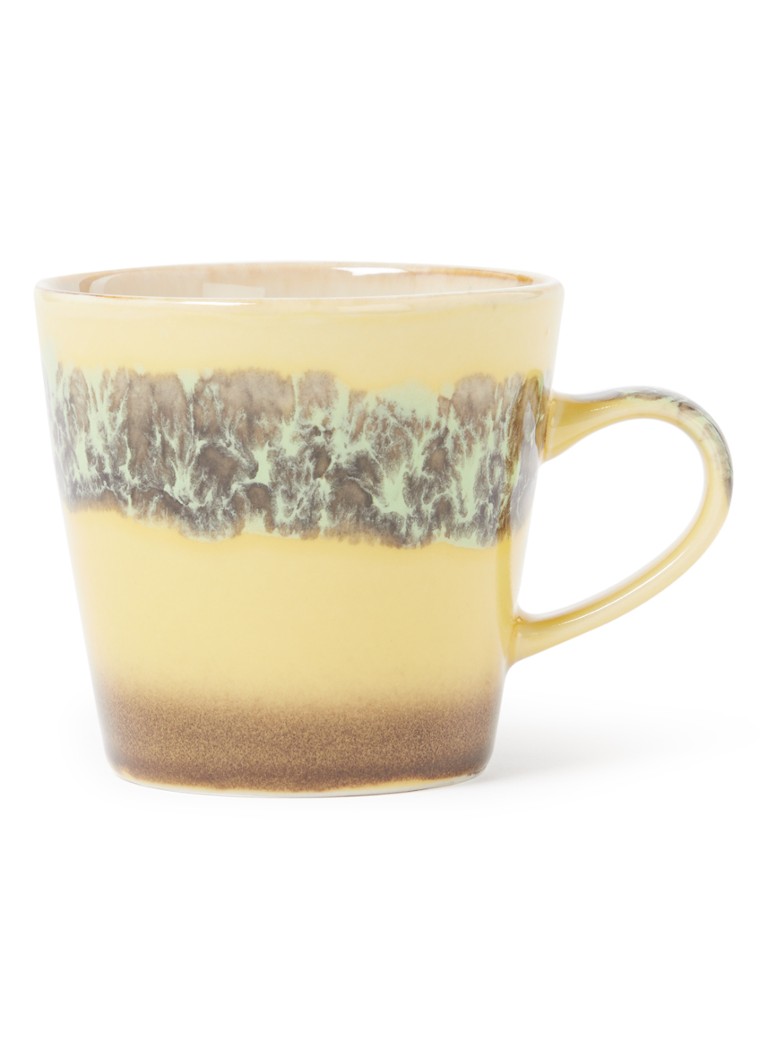 HKliving 70's Americano koffiekopje 27 cl Mosterd - Deal