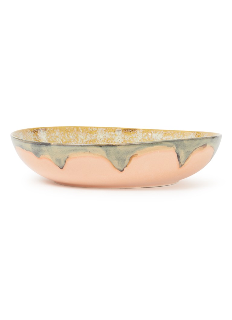 HKliving 70's saladeschaal 33 cm Khaki - Deal