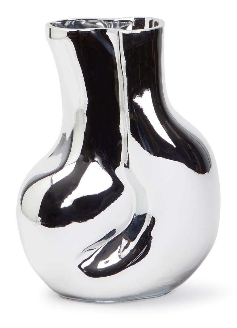 HKliving Gleam vaas 22 cm Chroom - Deal
