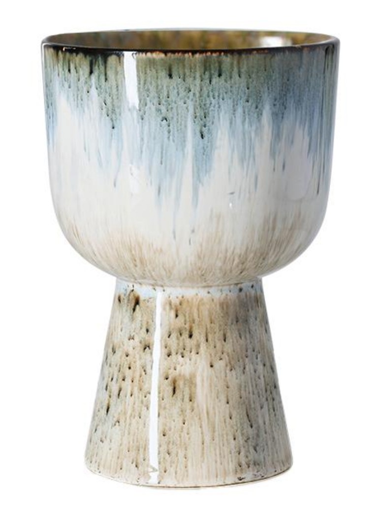 HKliving Retro bloempot voor binnen Ø16 cm Grijs - Deal
