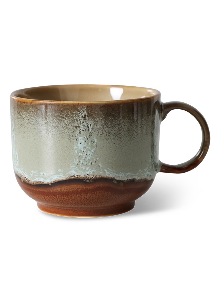 HKliving 70's Echo mok 42,5 cl Bruin - Deal