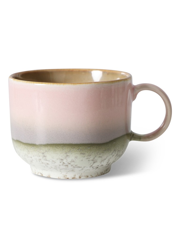 HKliving 70's Muse mok 42,5 cl Lichtroze - Deal