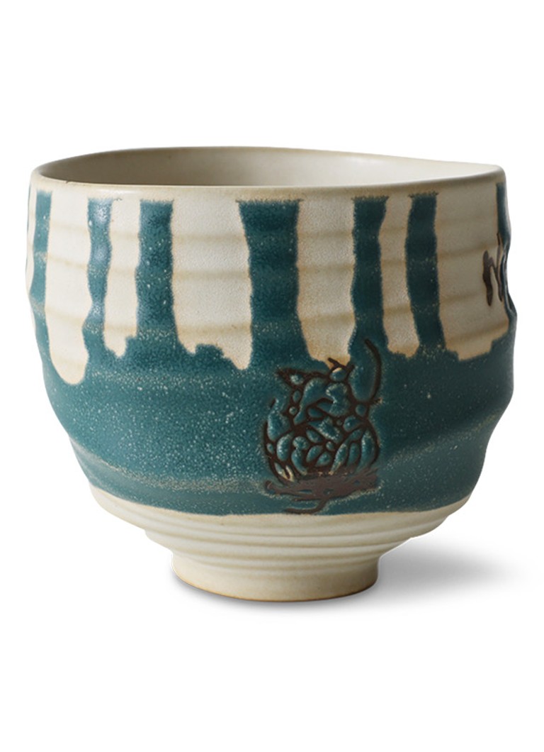 HKliving Koffiekopje 7,5 cm Zeegroen - Deal