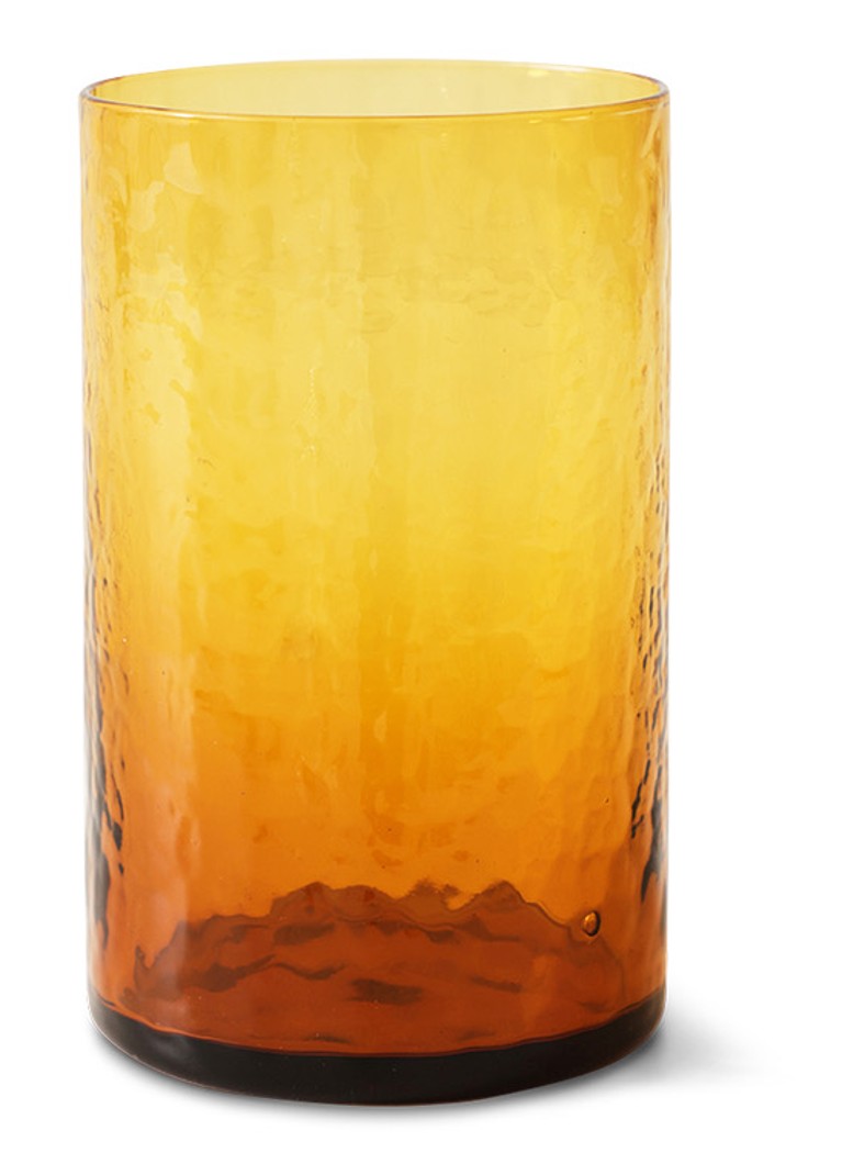 HKliving Tube longdrinkglas 40 cl Oranjebruin - Deal