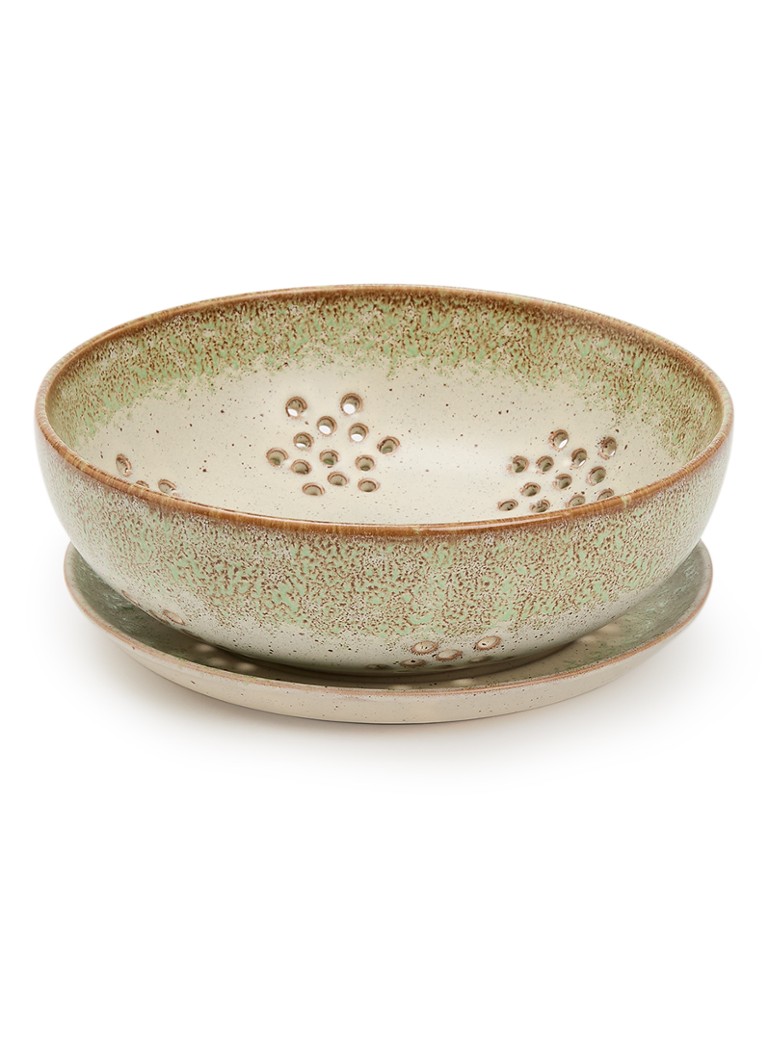 HKliving 70s fruittest 17,5 cm 2-delig Beige - Deal
