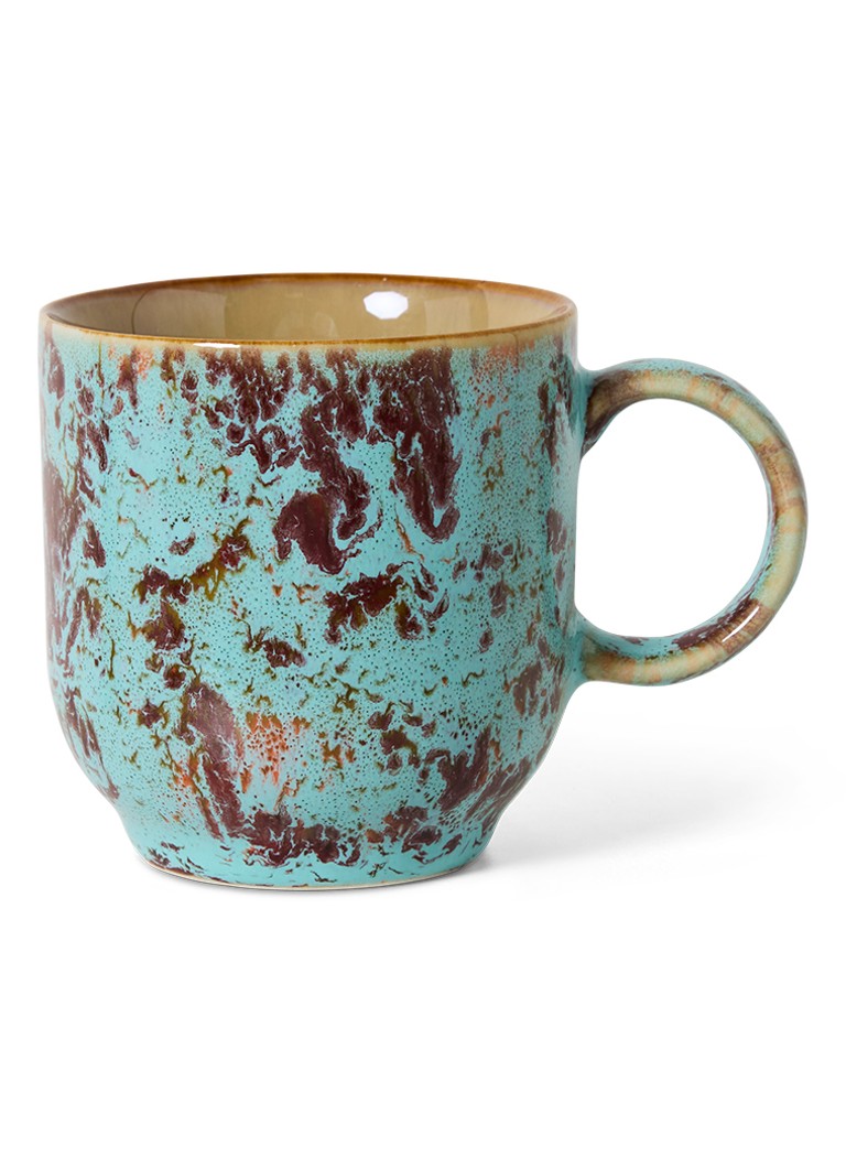 HKliving Patina mok Turquoise - Deal