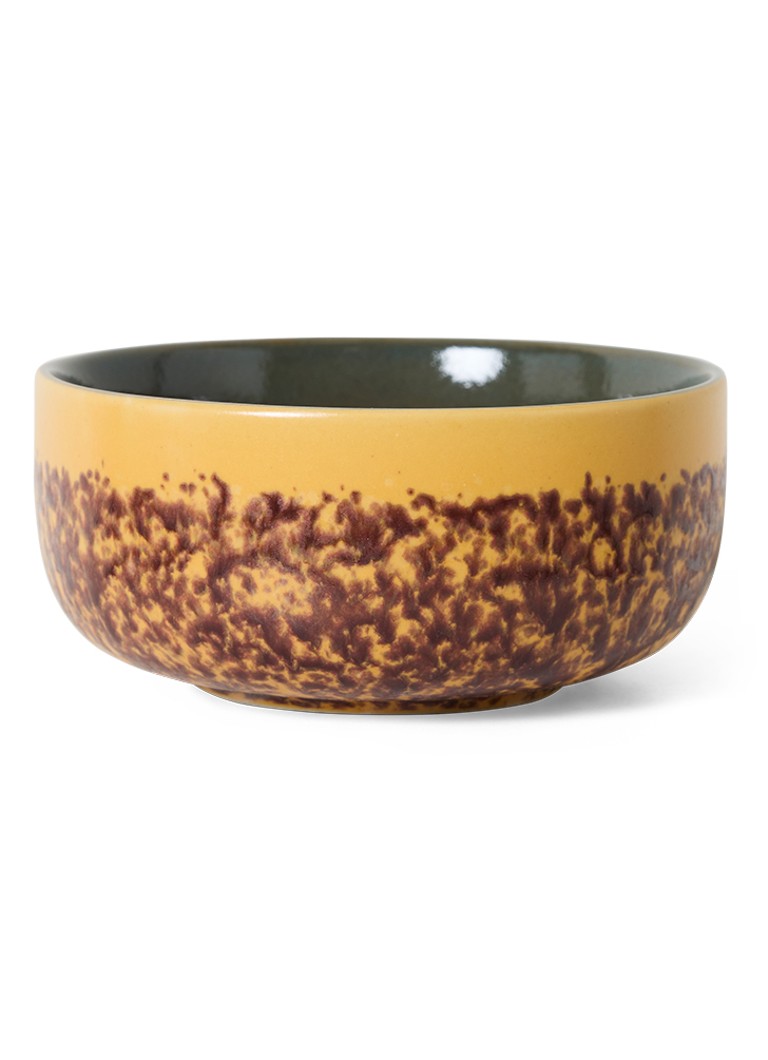 HKliving Bay dessert kom 12,5 cm Bruin - Deal