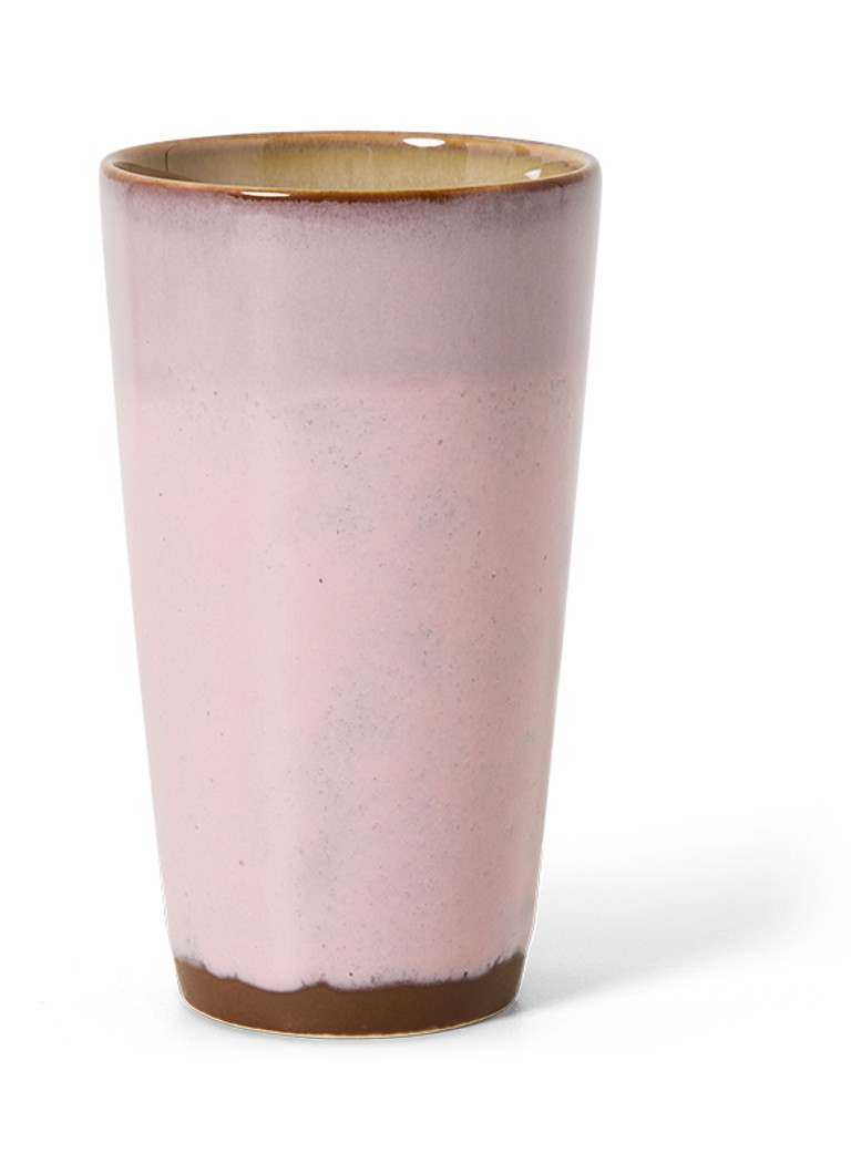 HKliving Latte mok 30 cl Roze - Deal