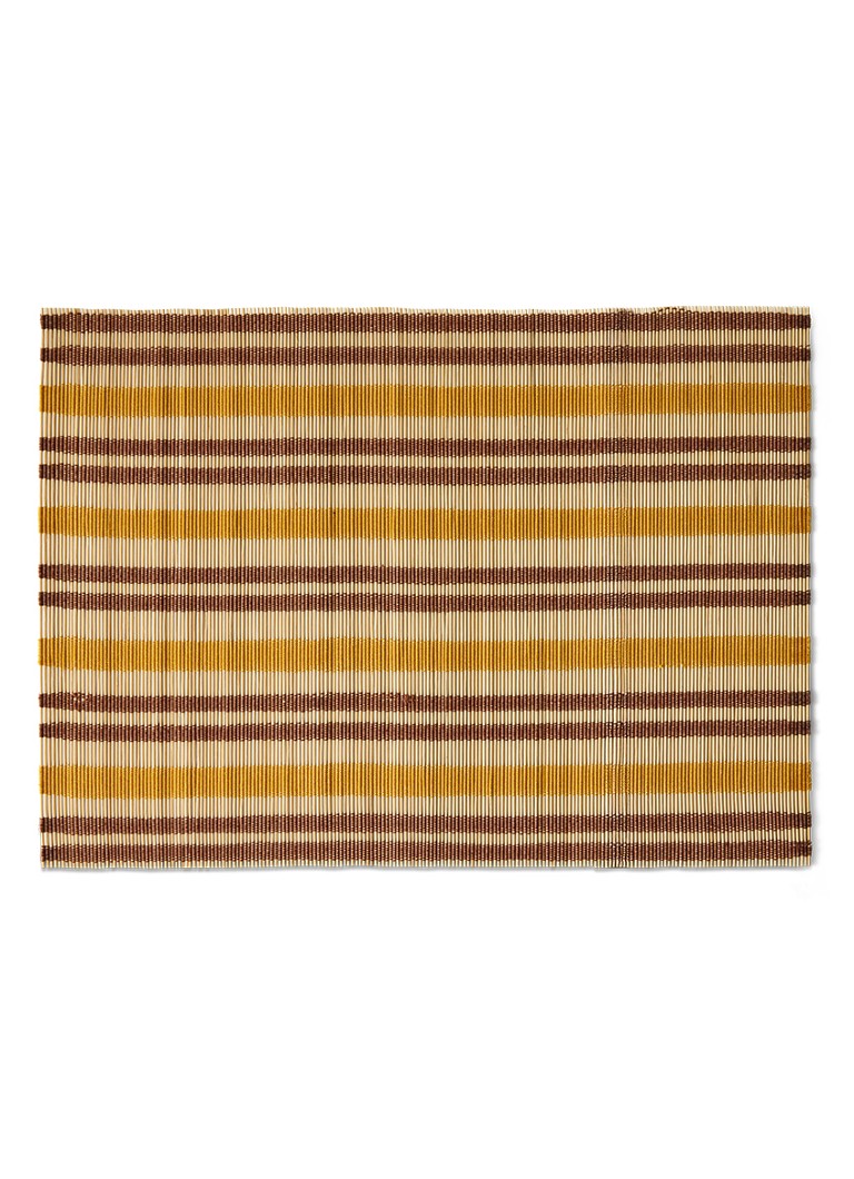 HKliving Placemat 45 x 33 cm Bruin - Deal