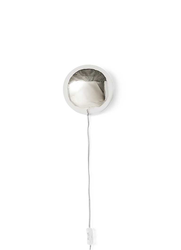 HKliving Orb wandlamp 8,5 cm Zilver - Deal
